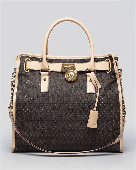 michael kors perforated tote|Michael Kors totes outlet.